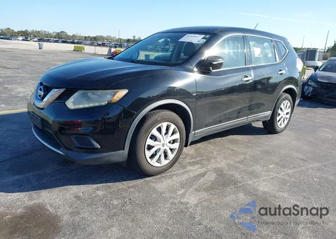 2015 Nissan Rogue S из США, поврежденный, VIN KNMAT2MV4FP583900